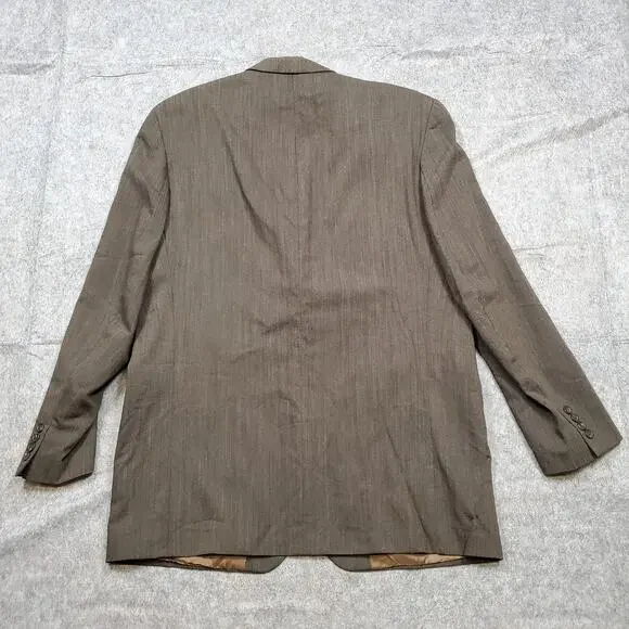 Vintage RRL Ralph Lauren Blazer Mens 44 Tall Wool Brown 3 Button Sport Coat